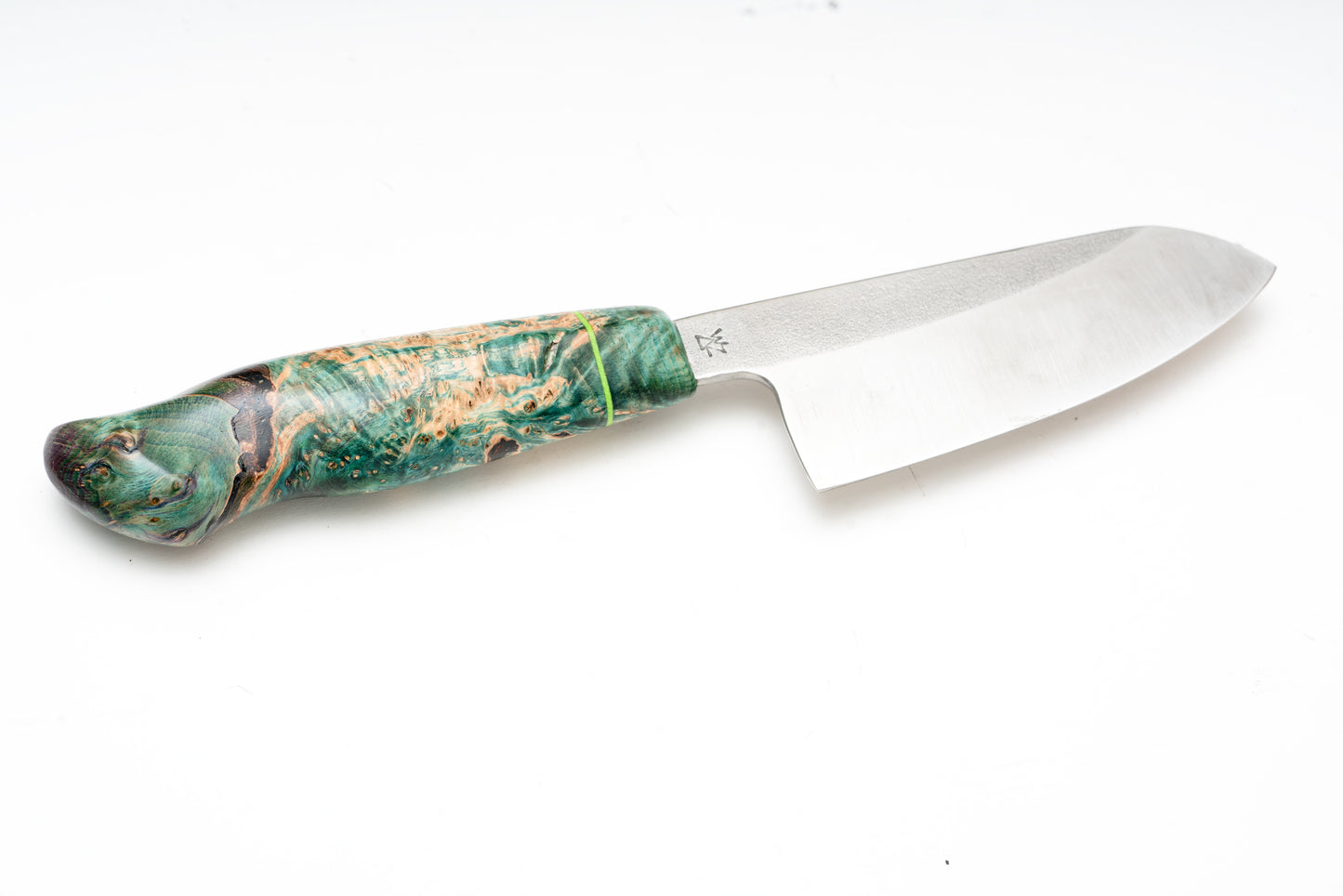 4" Mini Chef's Knife w/ Maple Burl Handle